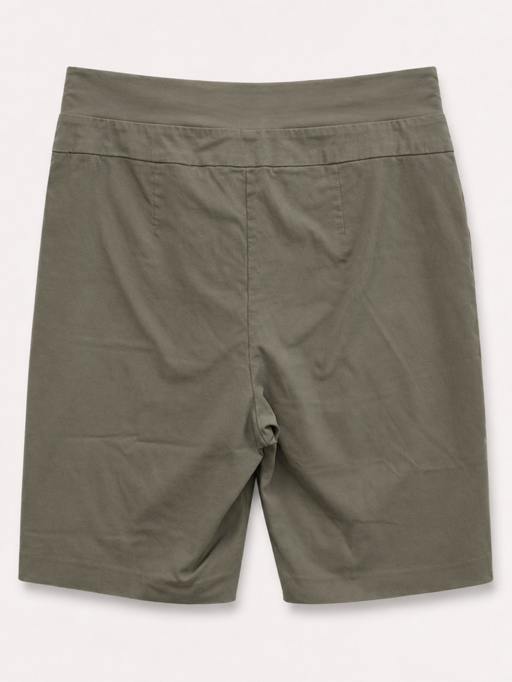 Chico’s • Perfect Stretch Shorts in Olive Green - Pull On Style - 9” Inseam - Picture 4 of 11